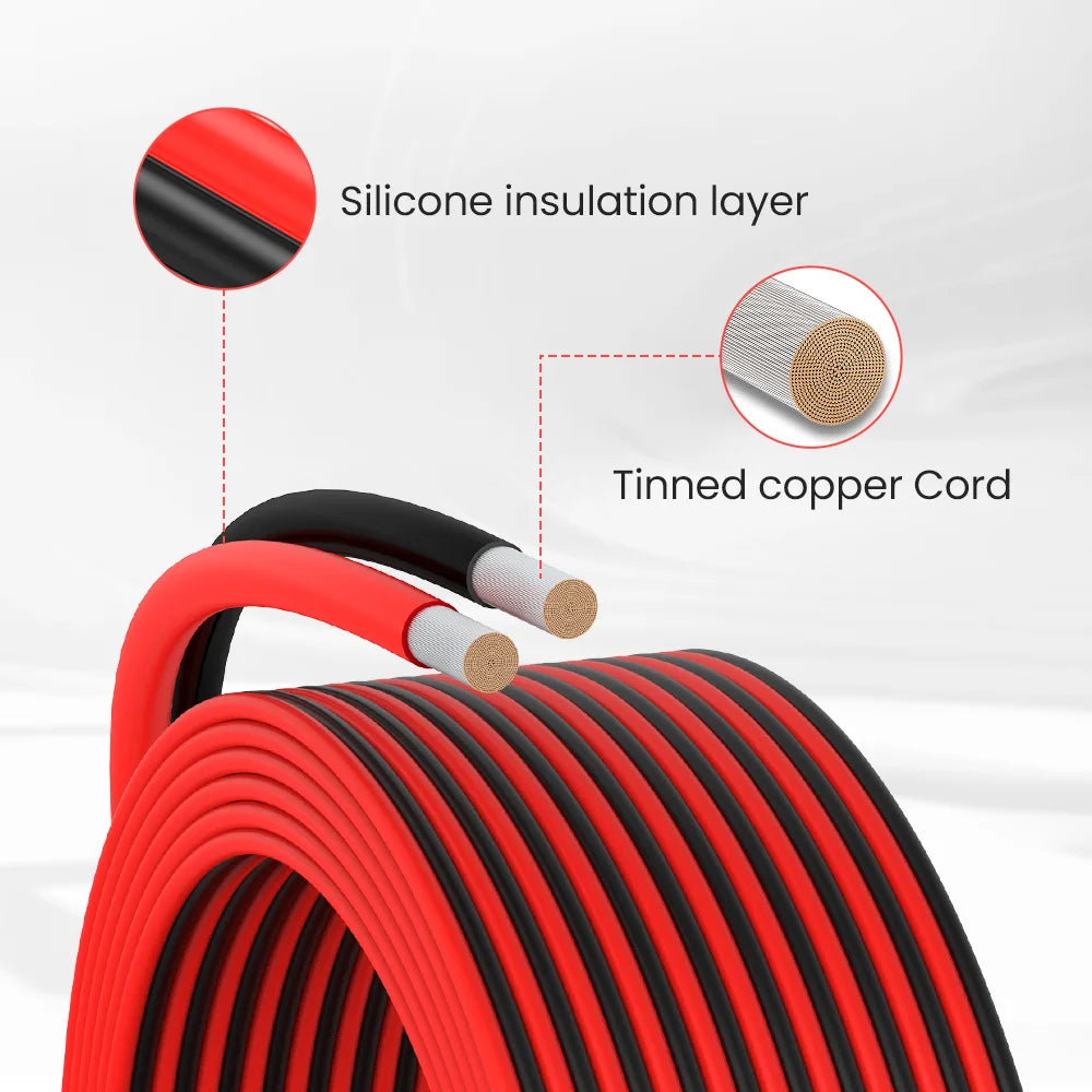 CONEPY 5M 2Pin Silicone Cable 16AWG 18AWG 20AWG — product photo 2 of 6