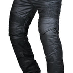 Men's Motorcycle Pants Anti-Fall Windproof Motorbike Elastic Leather — product photo 6 of 6