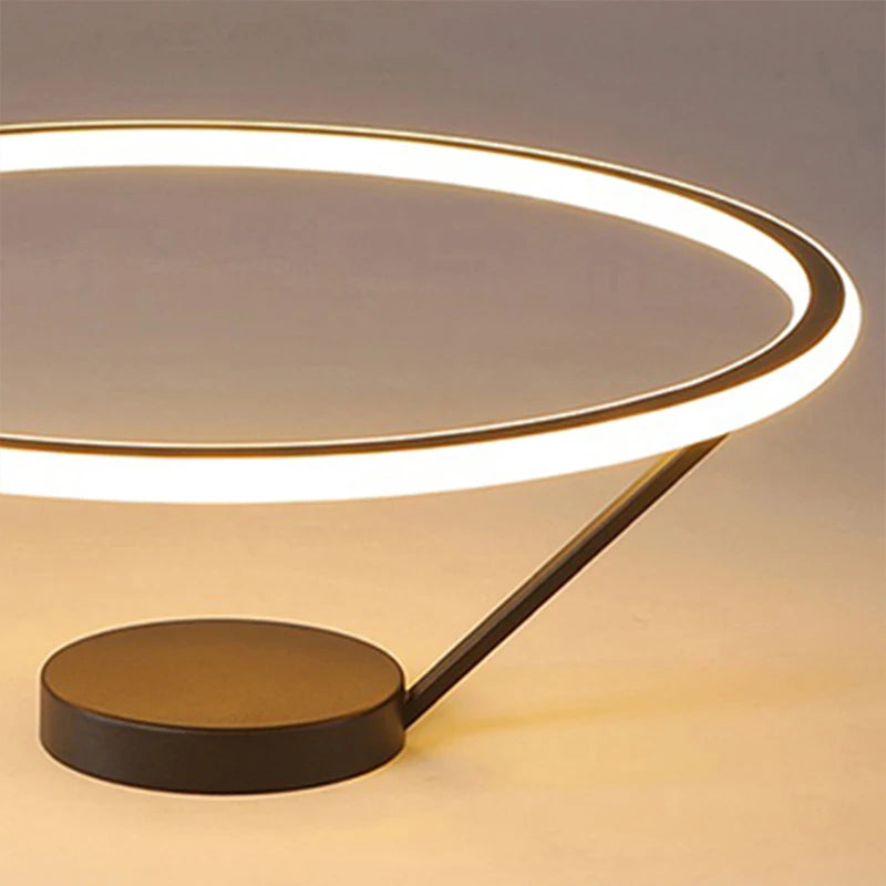 Modern Simple Circle Led Ceiling Chandelier Round Ring — product photo 6 of 6