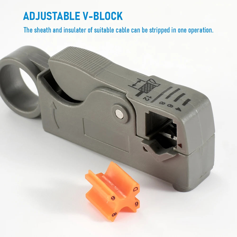 Multifunctional Coaxial Cable Stripper RG6/58/59 Wire Stripper Network — product photo 5 of 6