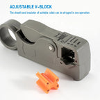 Multifunctional Coaxial Cable Stripper RG6/58/59 Wire Stripper Network — product photo 5 of 6