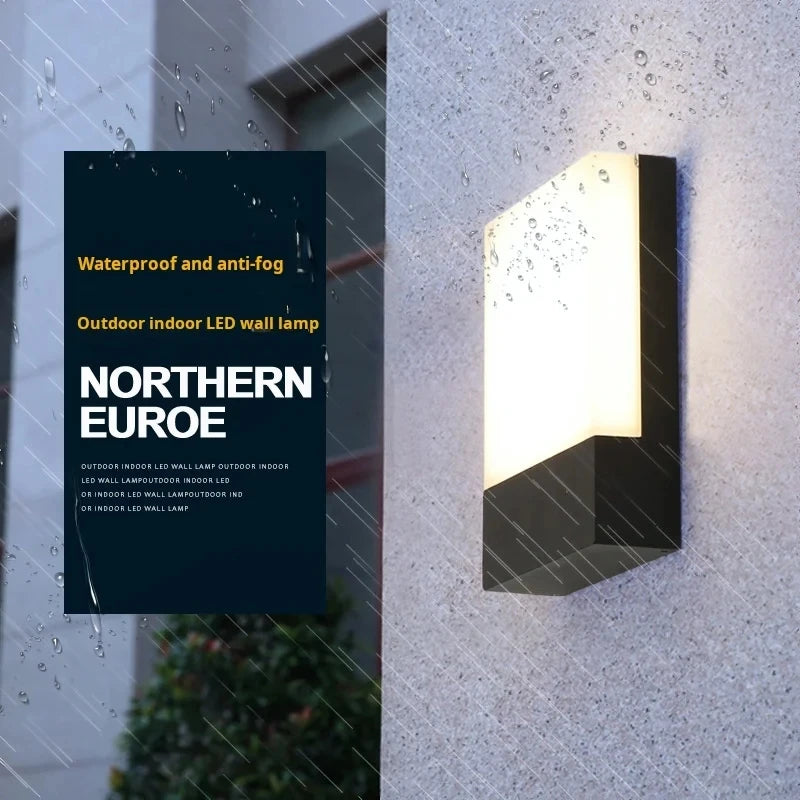 Minimalist Ultra Bright Wall Lamp Outdoor Waterproof IP65 — product photo 6 of 6