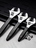 Universal Adjustable Ratchet Wrench Self-Locking Plumbing Pipe Repair — main product photo