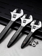 Universal Adjustable Ratchet Wrench Self-Locking Plumbing Pipe Repair — main product photo