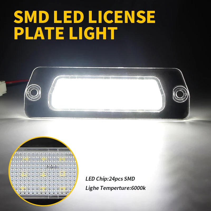 2x LED License Plate Lights for Maserati 4200 — product photo 5 of 6