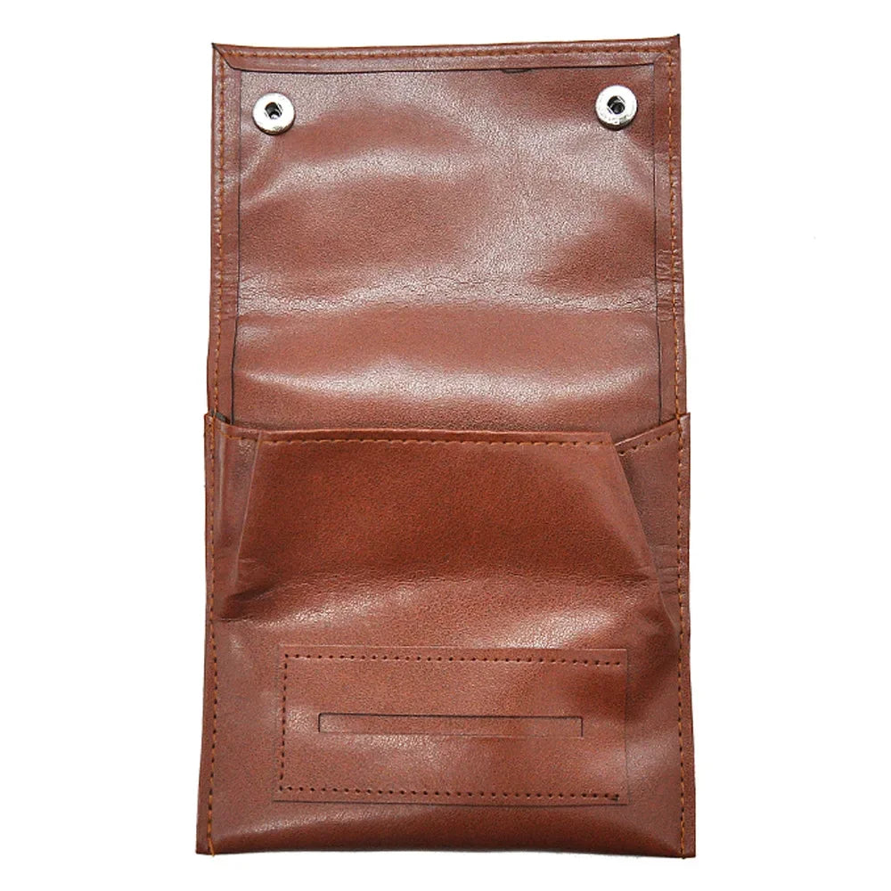 Portable PU Leather Tobacco Pouch Wallet Multi Storage — product photo 3 of 6