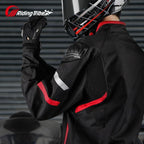 Motorcycle Riding Suit Men Waterproof Jacket Pants Set — product photo 2 of 6