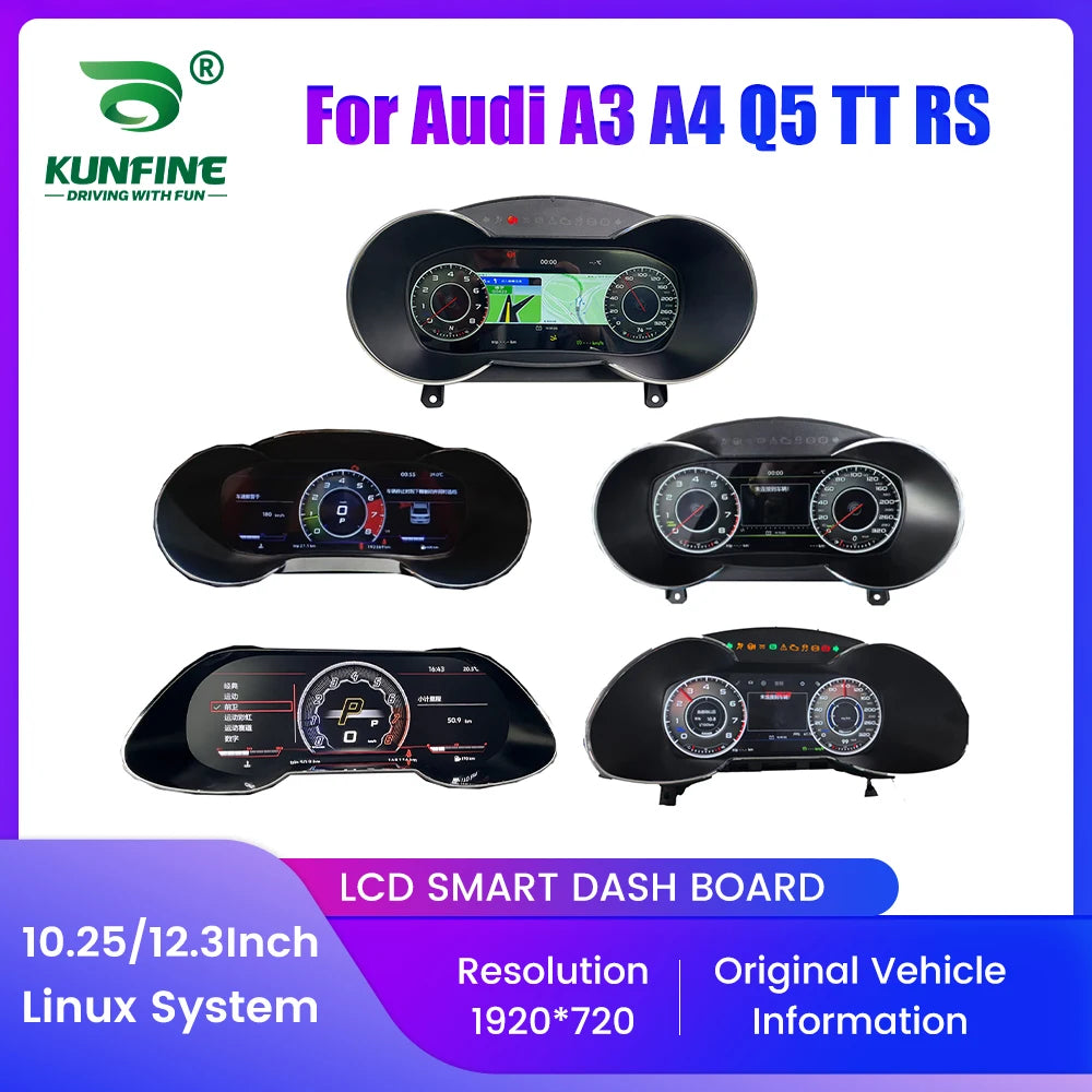LCD Car Digital Dashboard Cluster For Audi A3 — main product photo