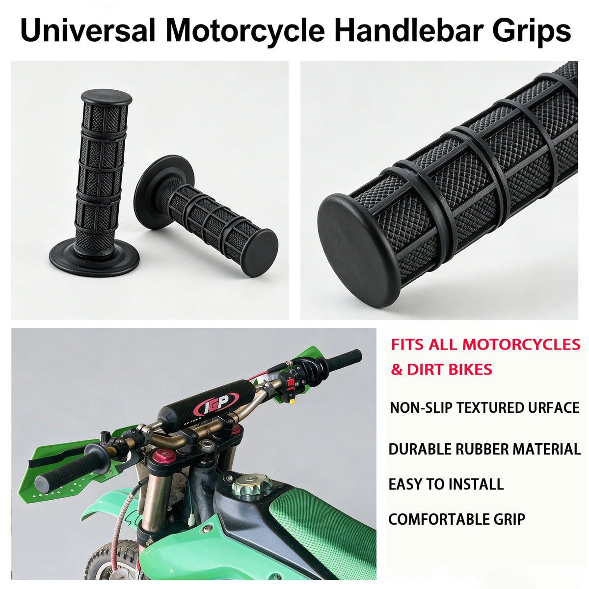 22mm 24mm Universal Motorbike Motorcycle Handlebar Parts Grip — main product photo
