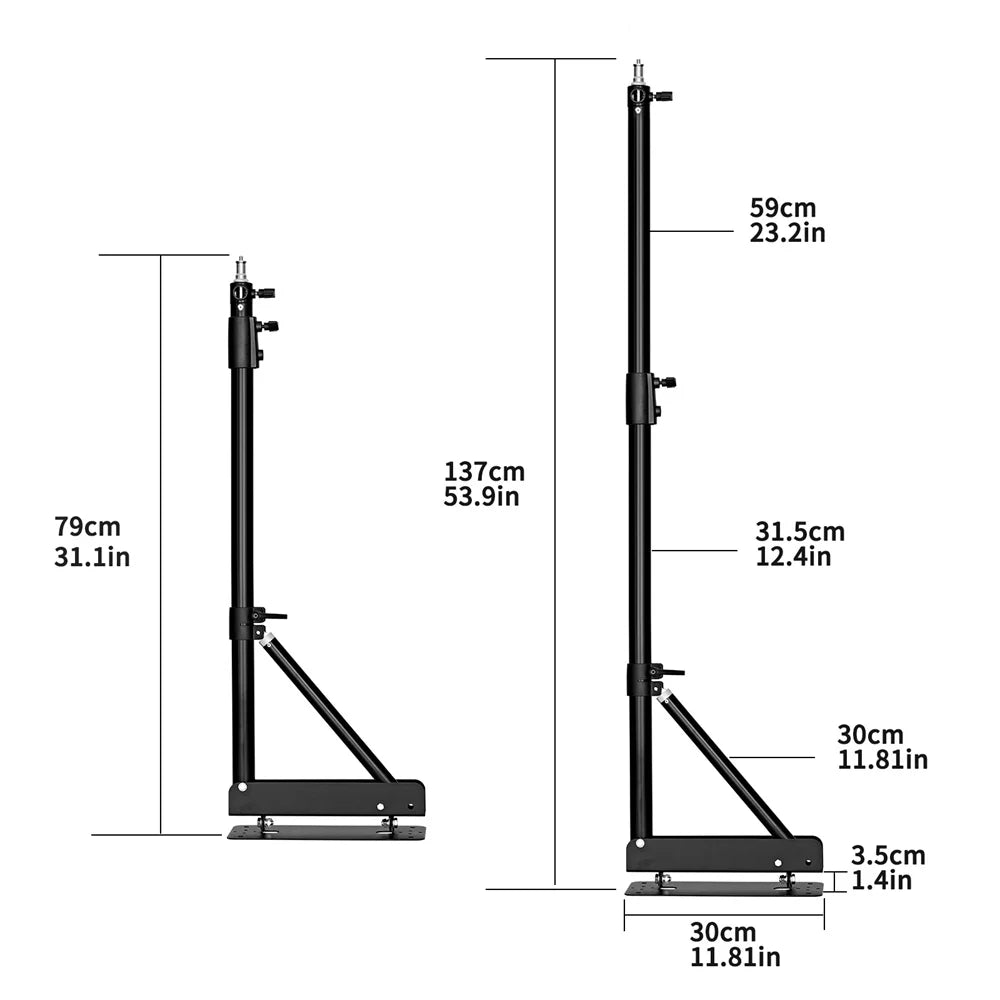 100/135/ 170cm Wall Mounting Triangle Boom Arm Photography — product photo 3 of 6