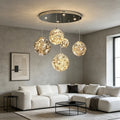 Nordic Glass Chandelier Multi-Light Pendant Light for Dining — main product photo