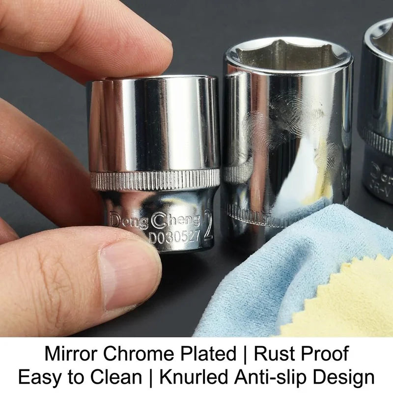 1/2" Hex Socket Set Cr-V Steel Mirror Polish — product photo 6 of 6