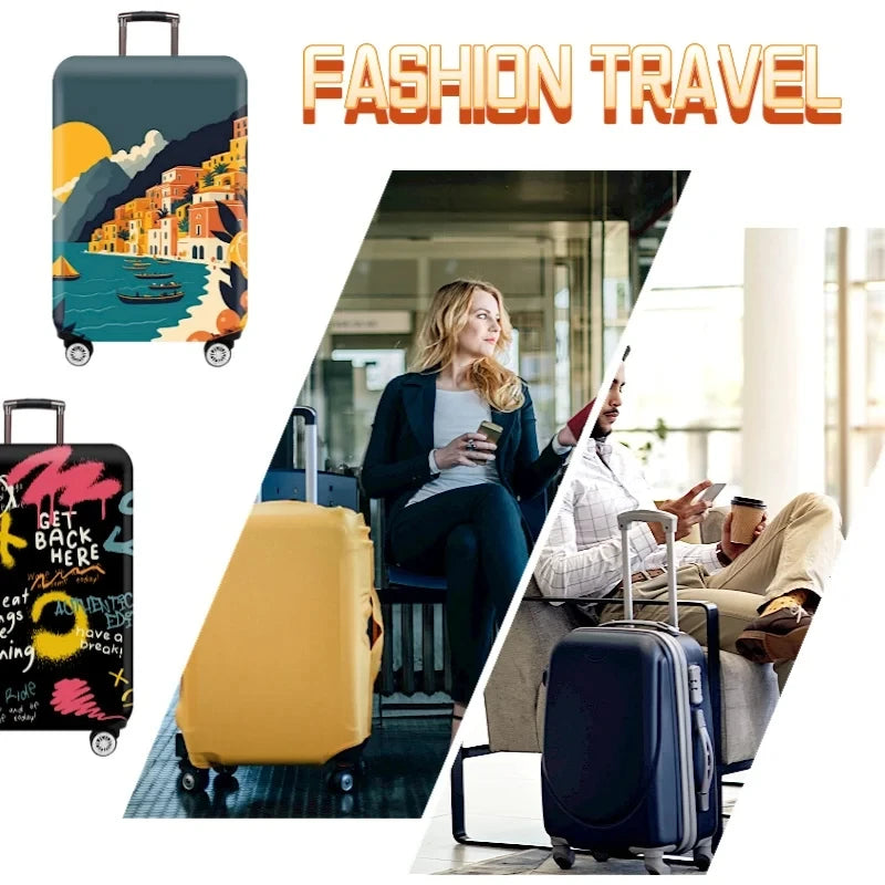 Luggage Cover Stretch Fabric Suitcase Protector Baggage Dust — product photo 3 of 6
