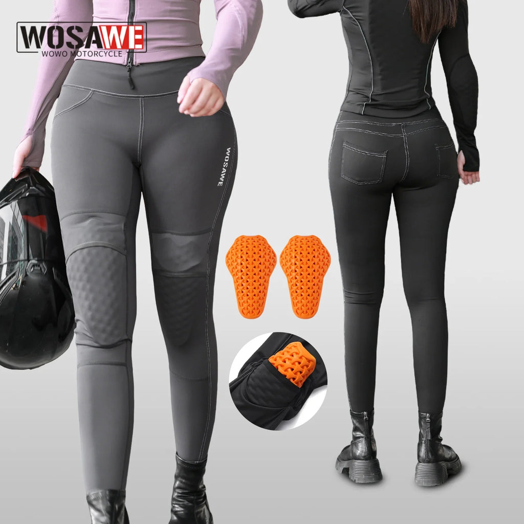 WOSAWE Motorcycle High Elastic Pants for Women Summer — main product photo