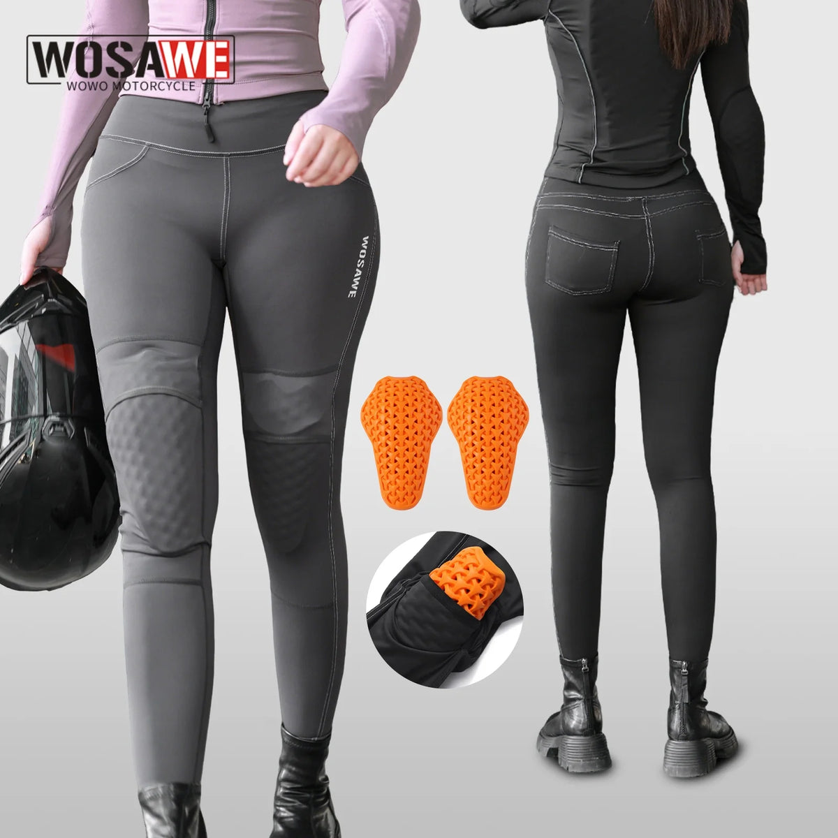 WOSAWE Motorcycle High Elastic Pants for Women Summer — main product photo