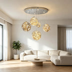 Nordic Glass Chandelier Multi-Light Pendant Light for Dining — product photo 3 of 6