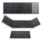 Foldable Bluetooth Keyboard With Touchpad For Android iOS — product photo 4 of 6