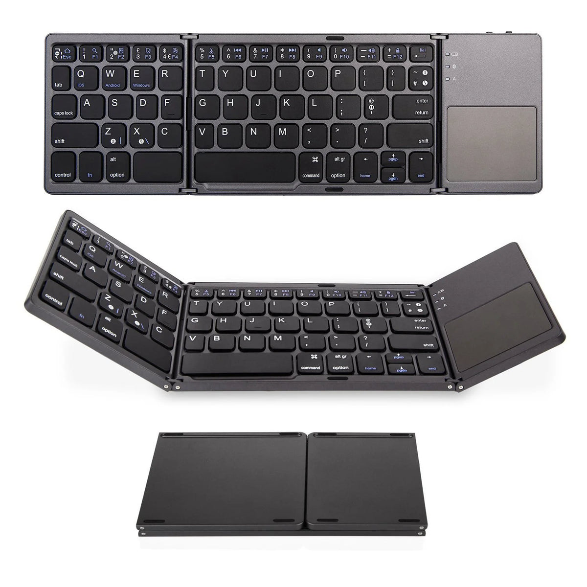 Foldable Bluetooth Keyboard With Touchpad For Android iOS — product photo 4 of 6