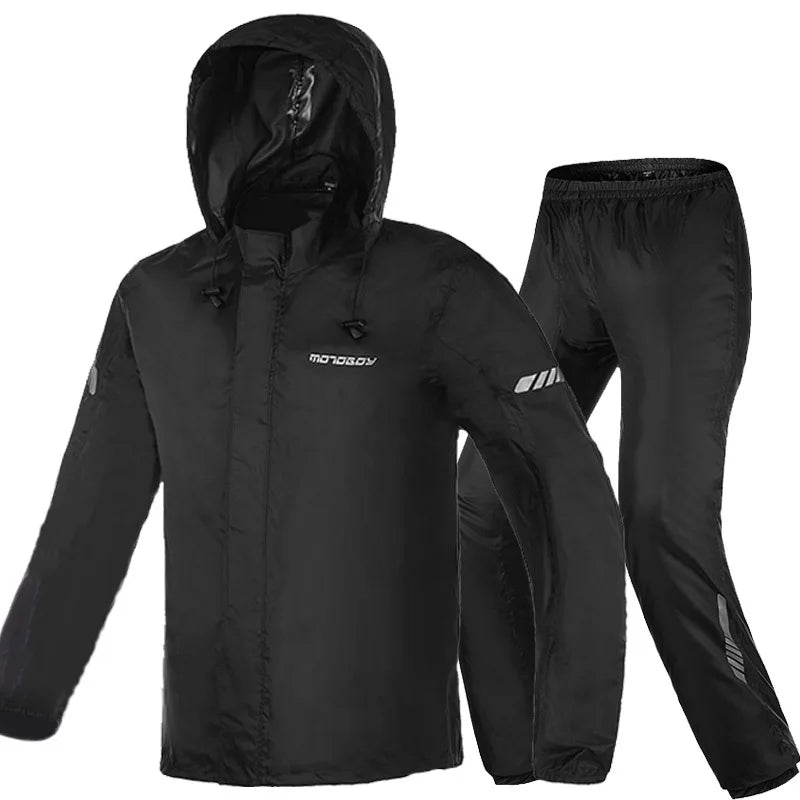 Men‘s Women MOTOBOY Motorcycle Riding Raincoat Split Waterproof — product photo 4 of 6