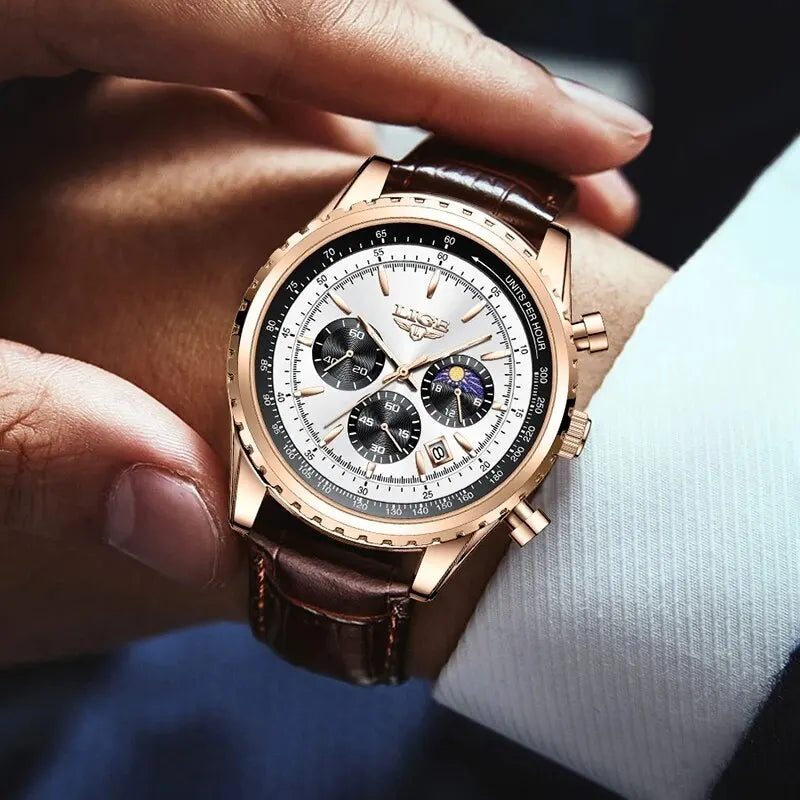 LIGE New Mens Watches Top Brand Luxury Men — product photo 5 of 6