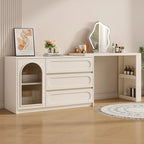 Professional Wood Vanity Table Dressers Nordic Organiser White — main product photo