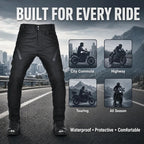 Men's 4‑Season Motorbike Riding Pants Waterproof Windproof High — main product photo