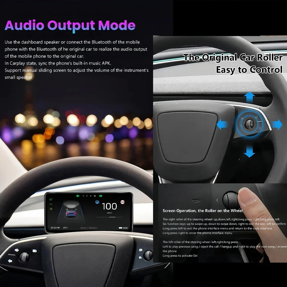 6.25" Digital Dashboard Cluster for tesla Model 3 — product photo 3 of 6