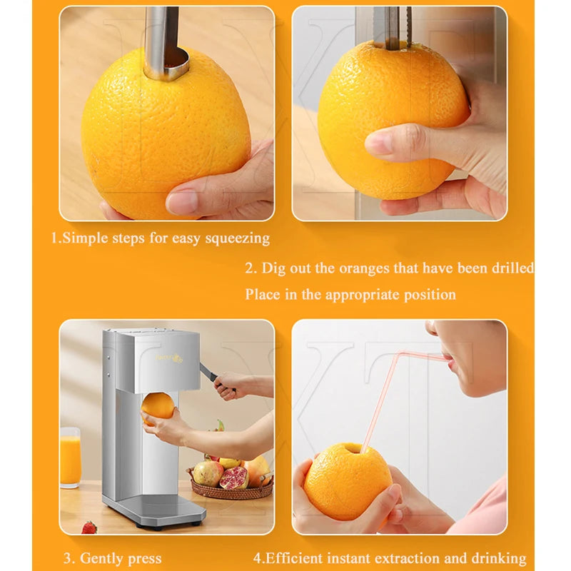 Electric Juice Extractor Stainless Steel Commercial Fresh Juice — product photo 5 of 6