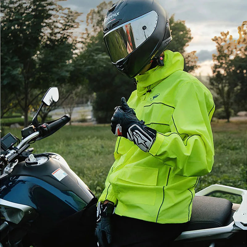 Men's Women DUHAN Motorcycle Raincoat Waterproof Motorcyclist Jacket — main product photo