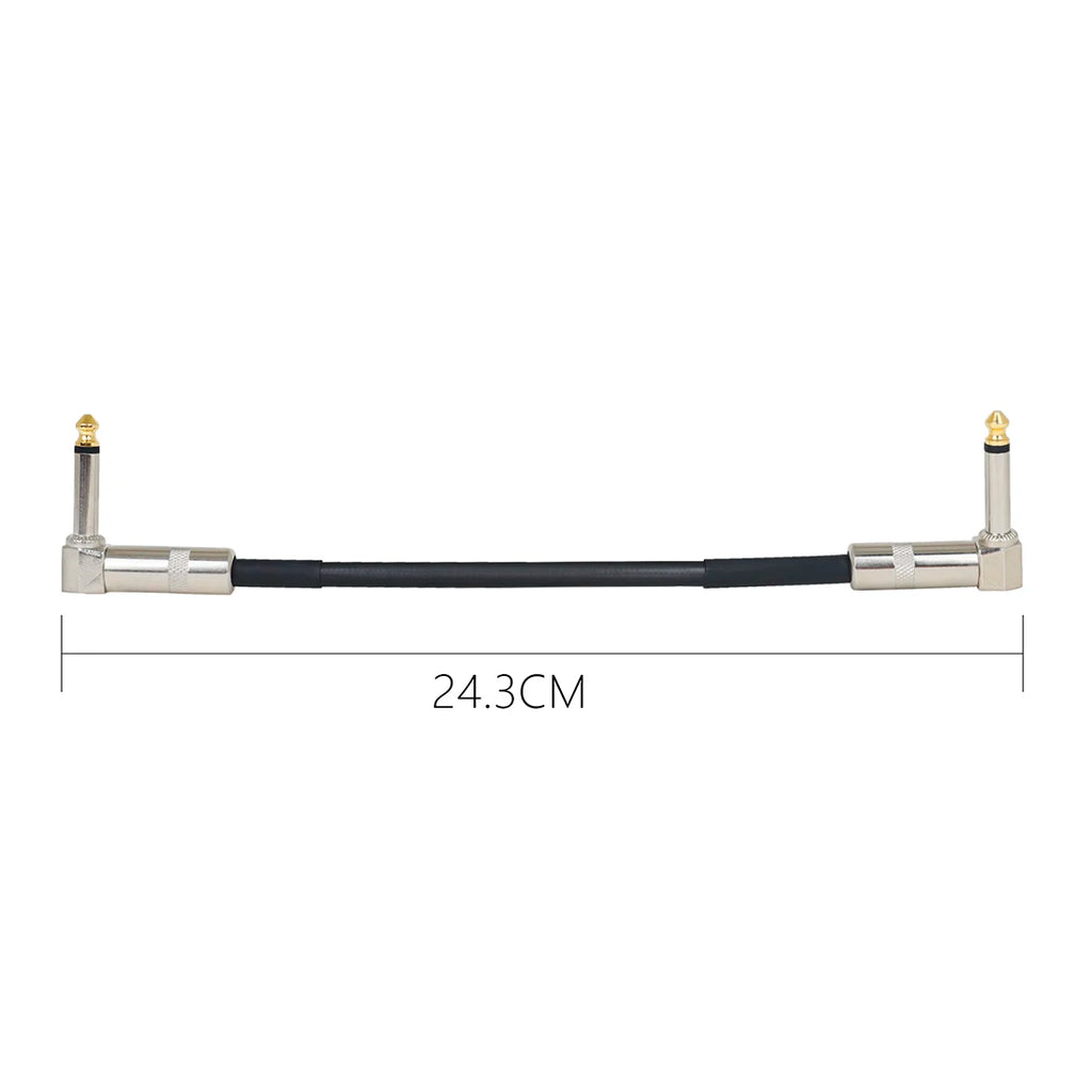 Guitar Patch Pedal Cable 6.35mm Right Angle Plug — product photo 6 of 6
