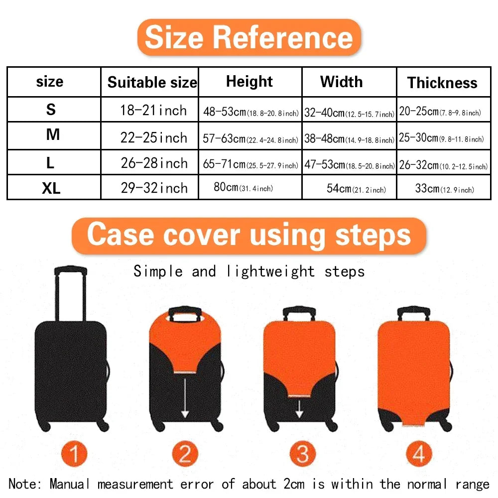Portable Thick Elastic Luggage Protective Cover Simplicity Dust — product photo 3 of 6