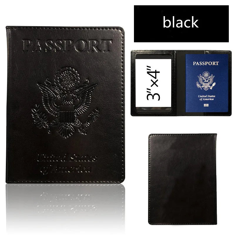 Passport Holder Cover Wallet Travel Essentials RFID Blocking — product photo 3 of 6