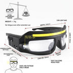 LED Safety Glasses with Rechargeable Light High Visibility — product photo 6 of 6