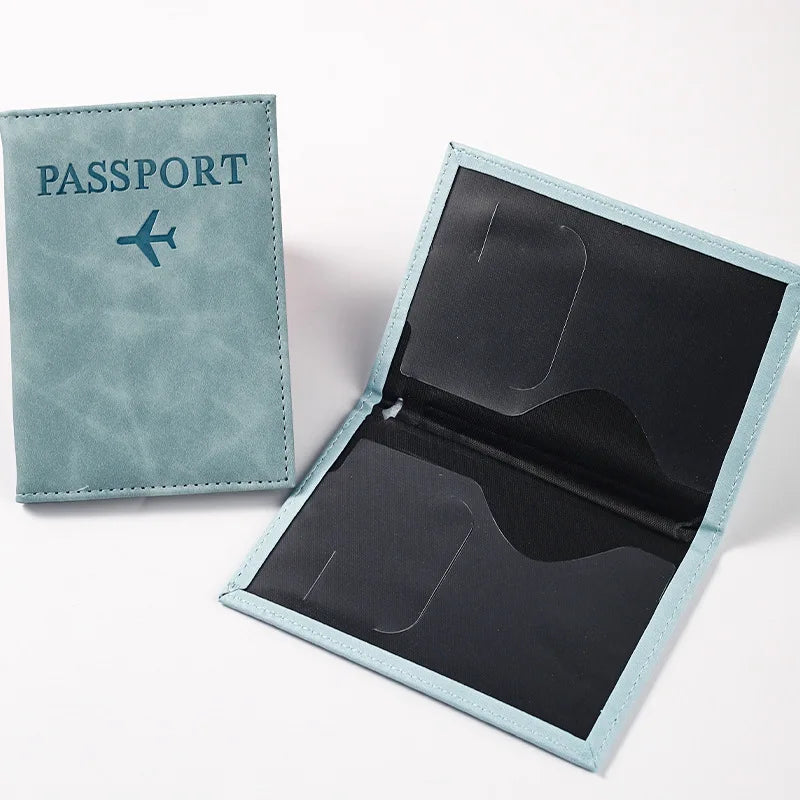Airplane Passport Cover Case for Women Men Travel — product photo 3 of 6