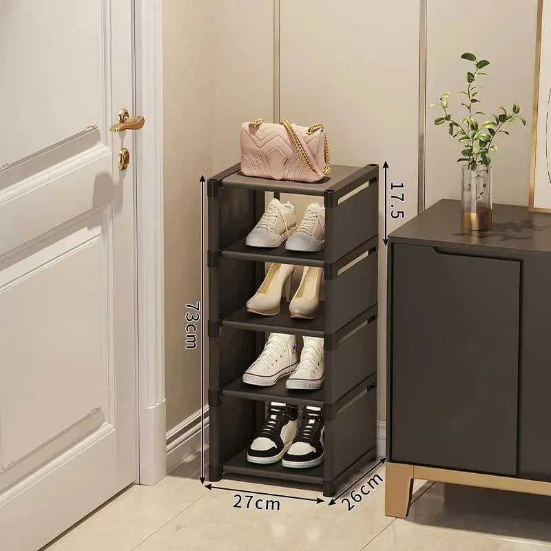 Stackable Shoe Rack Organizer Non-Woven Fabric Space Saving — product photo 4 of 6