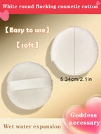 7PCS Portable and Practical High-grade White round Powder — product photo 3 of 6