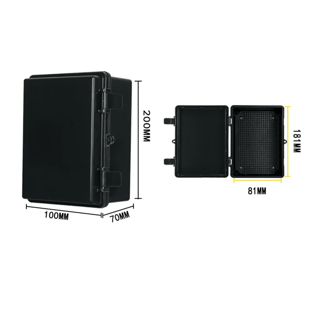 Black Hinged Junction Box IP67 Waterproof 150 X — product photo 2 of 6