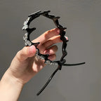 Wavy Headband Rhinestone Butterfly Headband Squiggly Headband All-Day — product photo 6 of 6