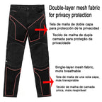 Men's Aramid Motorcycle Pants blue Protective Motocross Riding — product photo 6 of 6