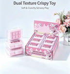 Crispy Squishy Toy Set｜Chocolate Donut Macaron Crunchy Stress — product photo 6 of 6