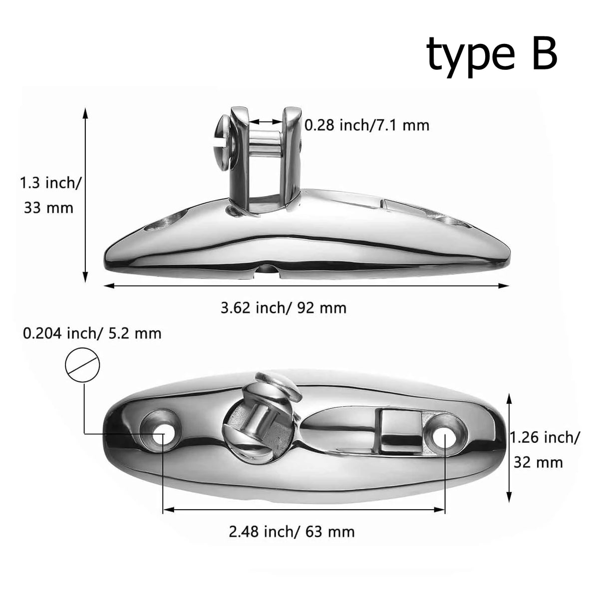 Quick Release Boat Top Deck Hinge Boat Canopy — product photo 3 of 6