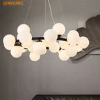 Modern Led Chandelier Glass Ball Lamp Ceiling Fixtures — product photo 3 of 6
