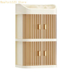 Premium Plastic Makeup Display Case Elegant 3 Layer — product photo 3 of 4