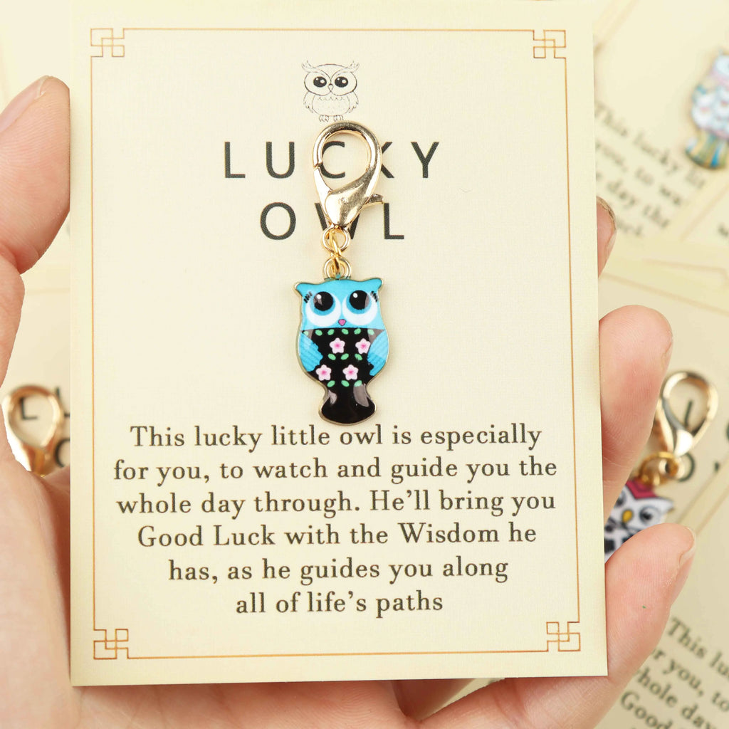 12pcs Charming Owl Keychains — product photo 3 of 6