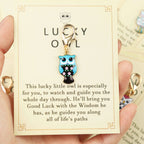 12pcs Charming Owl Keychains — product photo 3 of 6