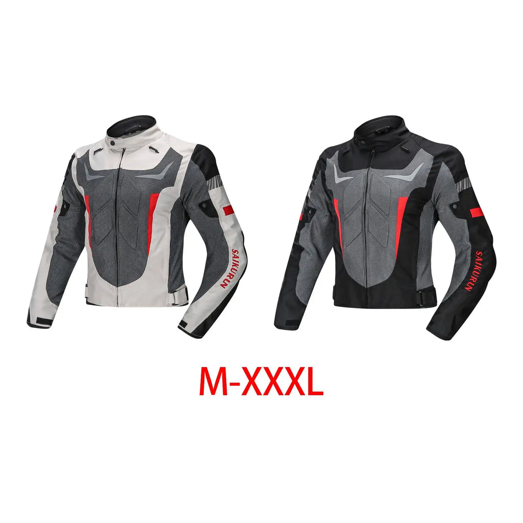 Waterproof Motorcycle Jacket Motorbike Biker Wearable Protection Summer — product photo 6 of 6