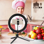 10" 26cm Dimmable LED Ring Light Kit with — product photo 3 of 6