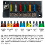 4/6Way Fuse Block 12V Blade Fuse Box Holder — product photo 3 of 6
