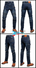Men Motorcycle Riding Jeans Protective Pants Summer Riding — product photo 5 of 6