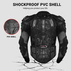 Men's Motorcycle Armor Jacket Anti-Fall Wear-Resistant Motorbike Body — product photo 3 of 6